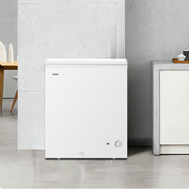 海尔(Haier)142升 家用卧式冰柜 冷柜 小冰箱 一级能效 BC/BD-142GHT[02]