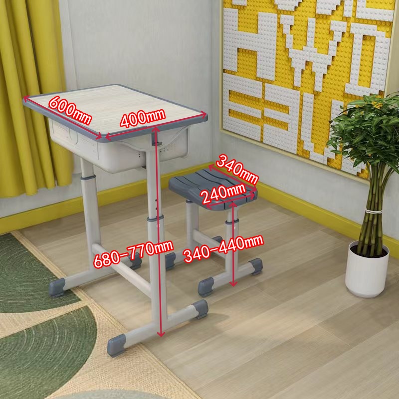 晋舰 学校高中小学生课桌椅ABS加厚教室课桌椅培训补习椅子 款式十高清大图