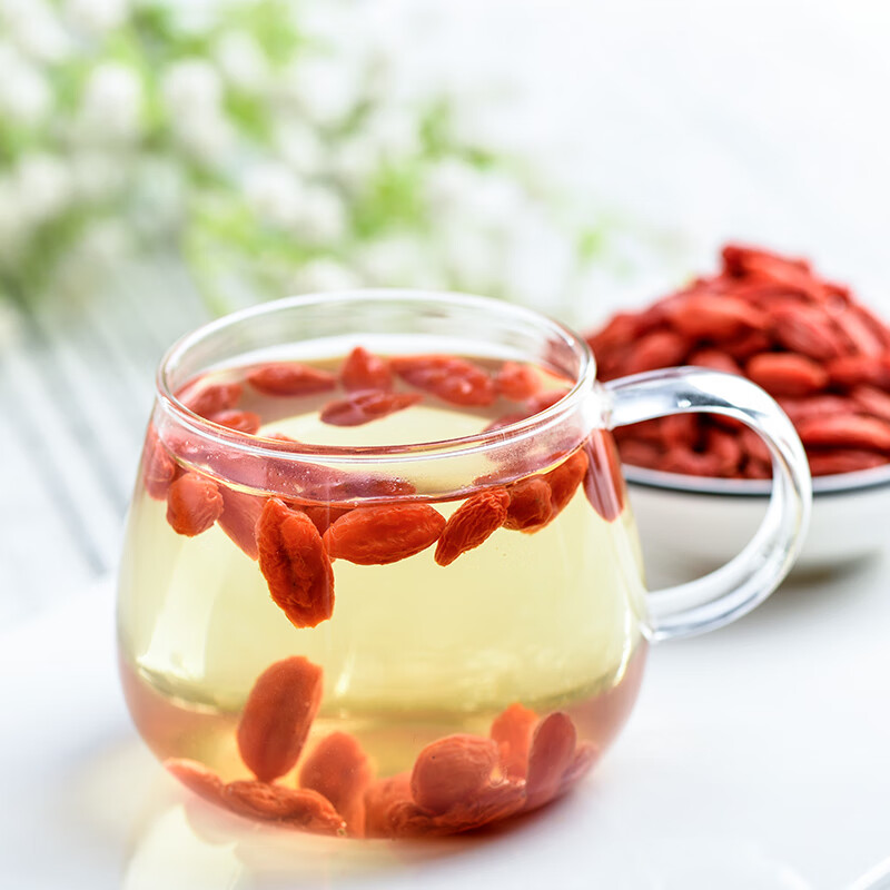 绿帝贡果枸杞果肉香醇新鲜籽少粒大甘甜自然褶皱质地饱满袋装200g高清大图