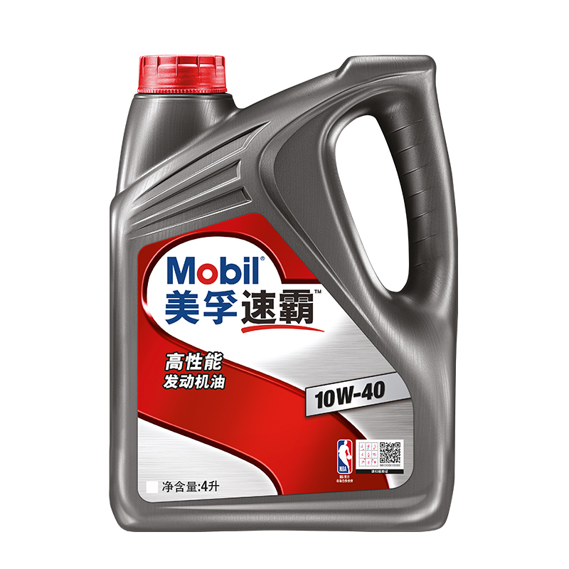 美孚(Mobil)美孚速霸高性能机油 10W-40 SN级 4L高清大图