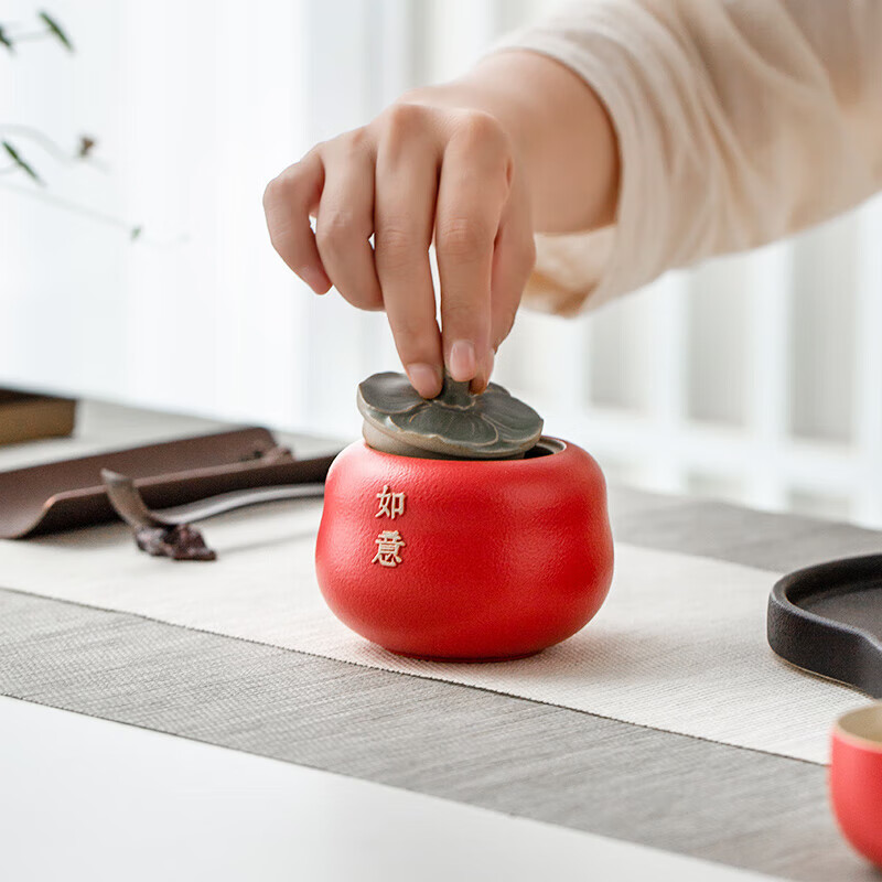 万仟堂(Edenus)茶叶罐 事事如意高清大图