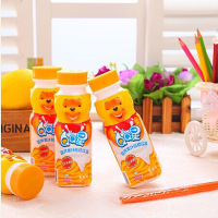 伊利QQ星小熊维尼营养果汁香蕉味酸奶200ml*16盒 包邮.2月