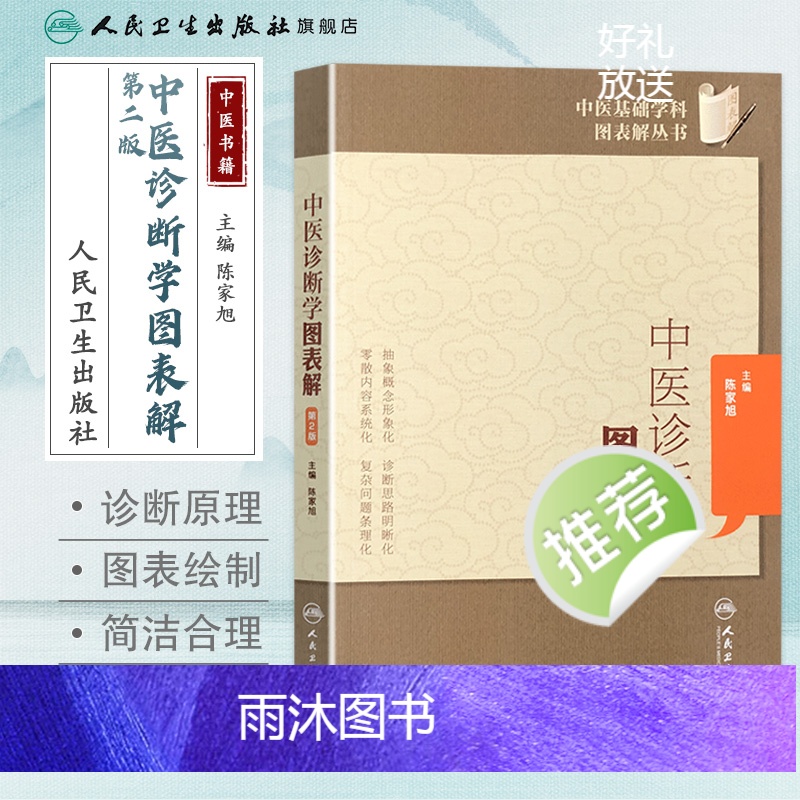 [正版]中医基础学科图表解丛书 中医诊断学图表解(第2版)高清大图