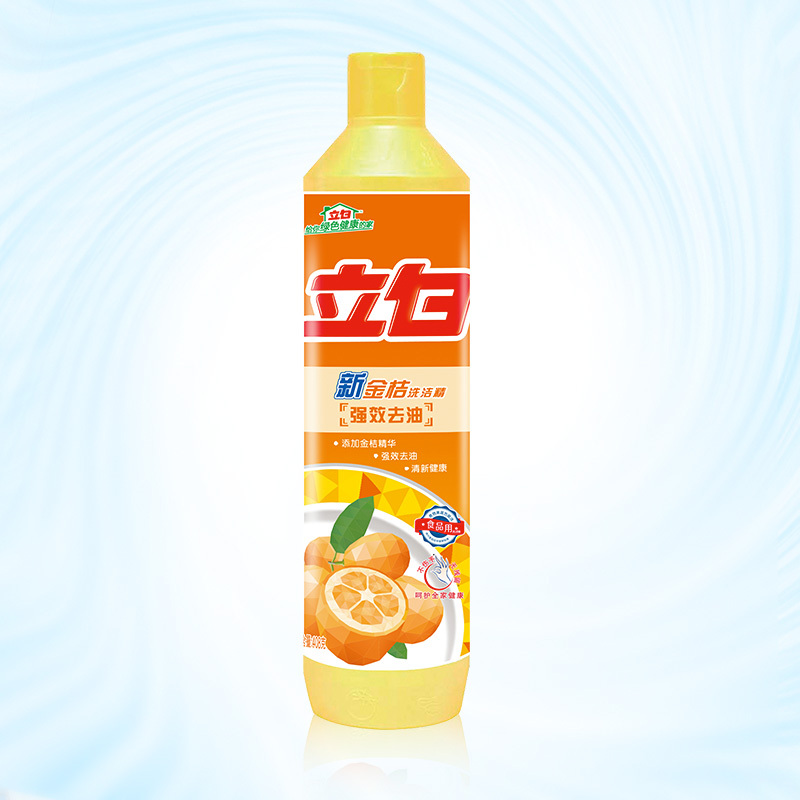 立白 新金桔洗洁精 不伤手食品用蔬果净 408g/瓶 28瓶/箱(单位:箱)