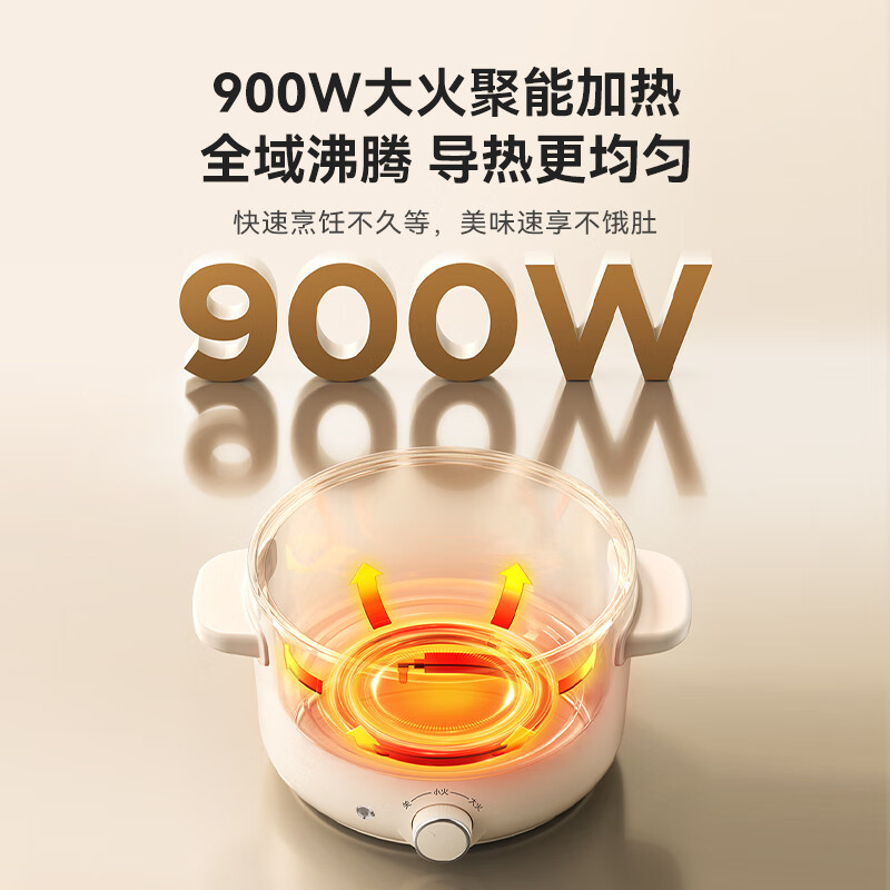 LOTOR电煮锅多功能家用电热火锅锅煎炒蒸煮电炒菜炒锅一体式插电高清大图