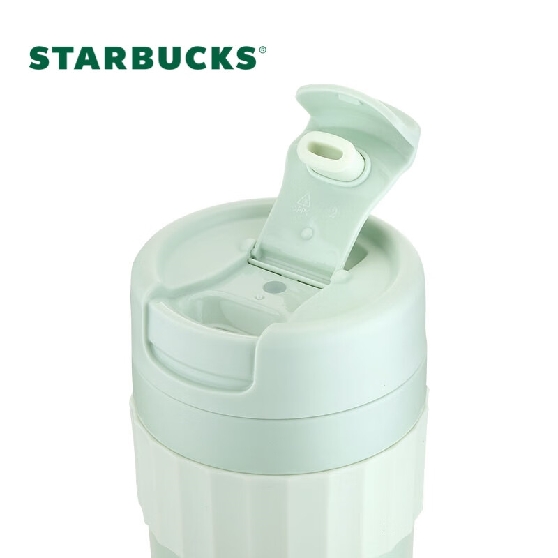 星巴克(Starbucks)绿色渐变款系列桌面不锈钢杯 随行保温杯高颜值 470ml高清大图