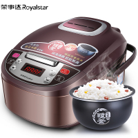 荣事达(Royalstar)微电脑电饭煲RFB-S4060黑晶粮釜内胆4L容量24小时预约蒸隔电饭锅底盘加热