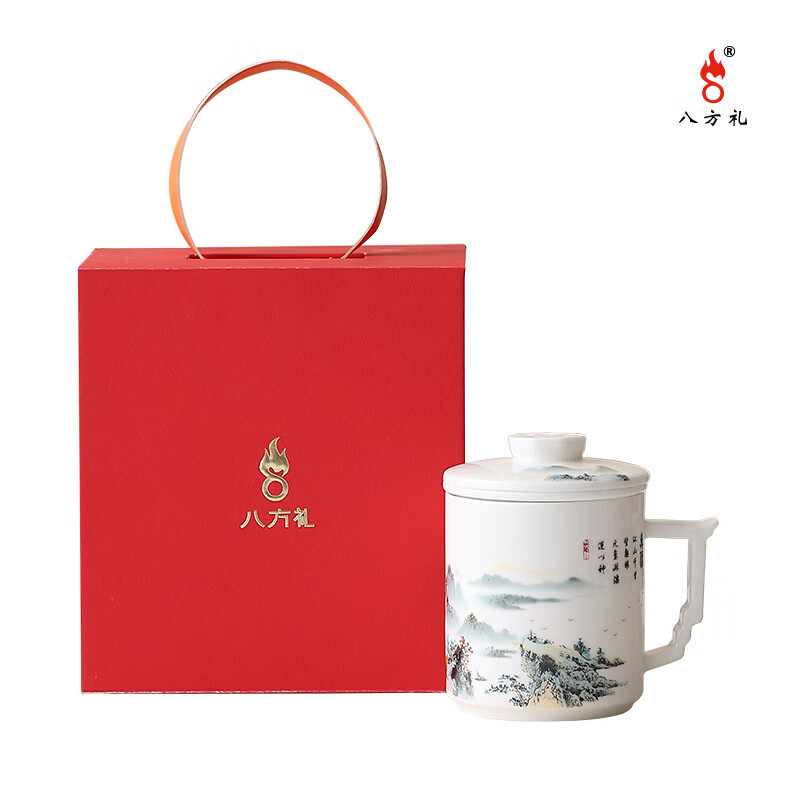 八方礼BFL2026-10成功杯(山水画)400ML(单位:个)