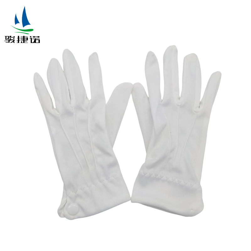 骏捷诺 礼仪手套 白色 双高清大图