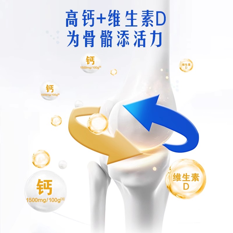 蒙牛悠瑞骨宜中老年奶粉800g罐装高钙营养早餐送礼高清大图