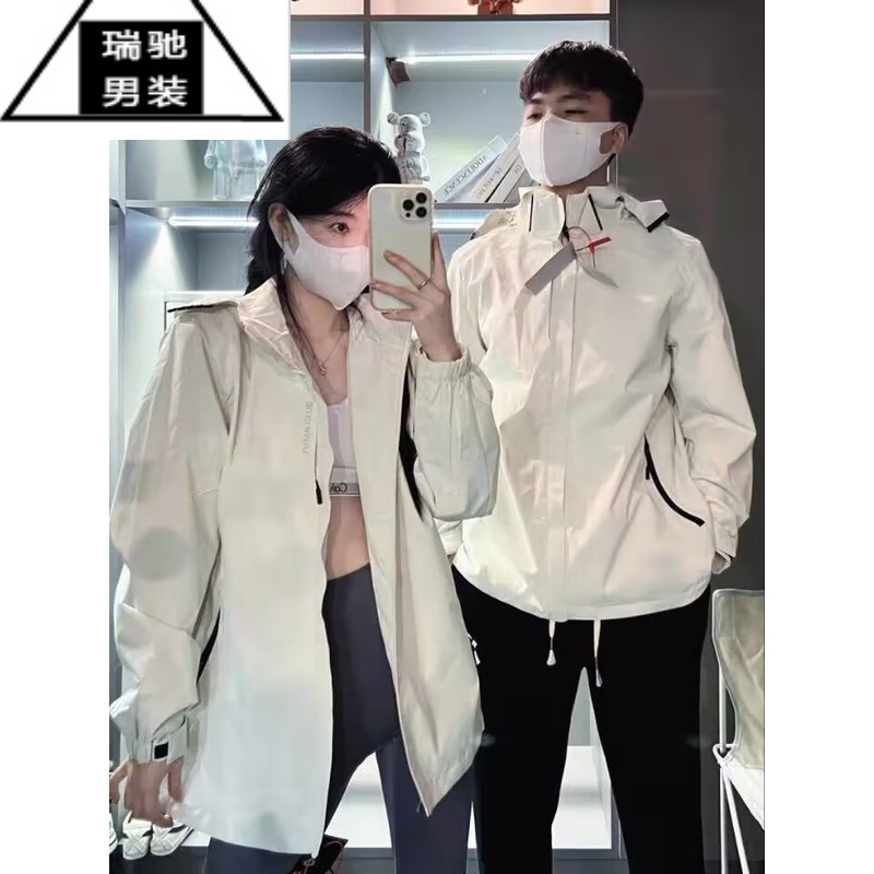 希杰狮王冰丝防晒衣男夏季薄款山系机能冲锋衣三合一情侣外套vintage夹克