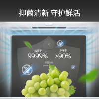 西门子[十字星系列玻璃门]497升四开门变频电冰箱 60.9cm超薄机身微平嵌 支持国家补贴 KC82EA256C