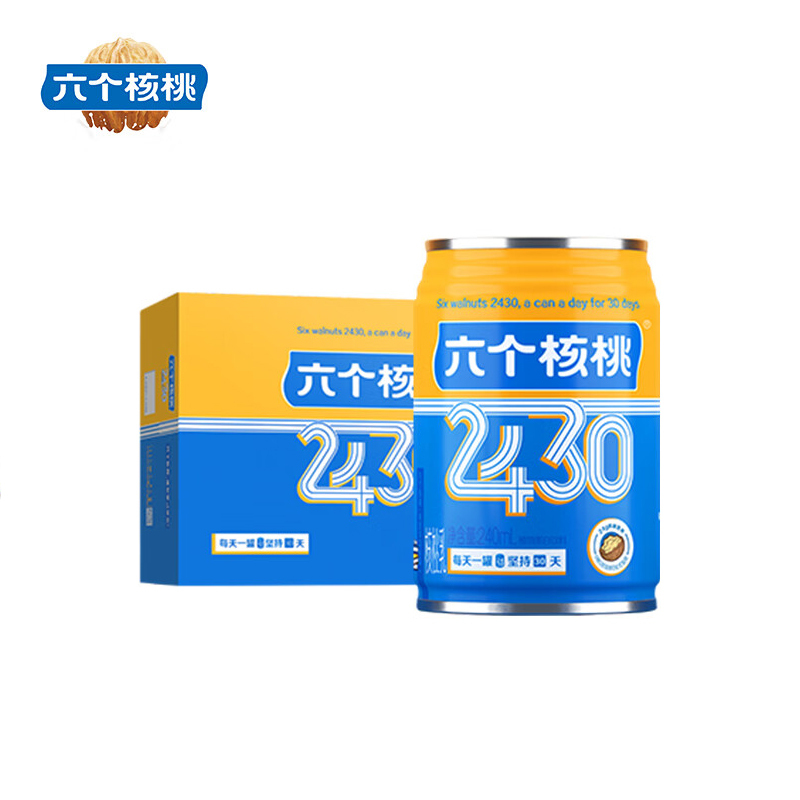 六个核桃 2430核桃乳240ml*15罐