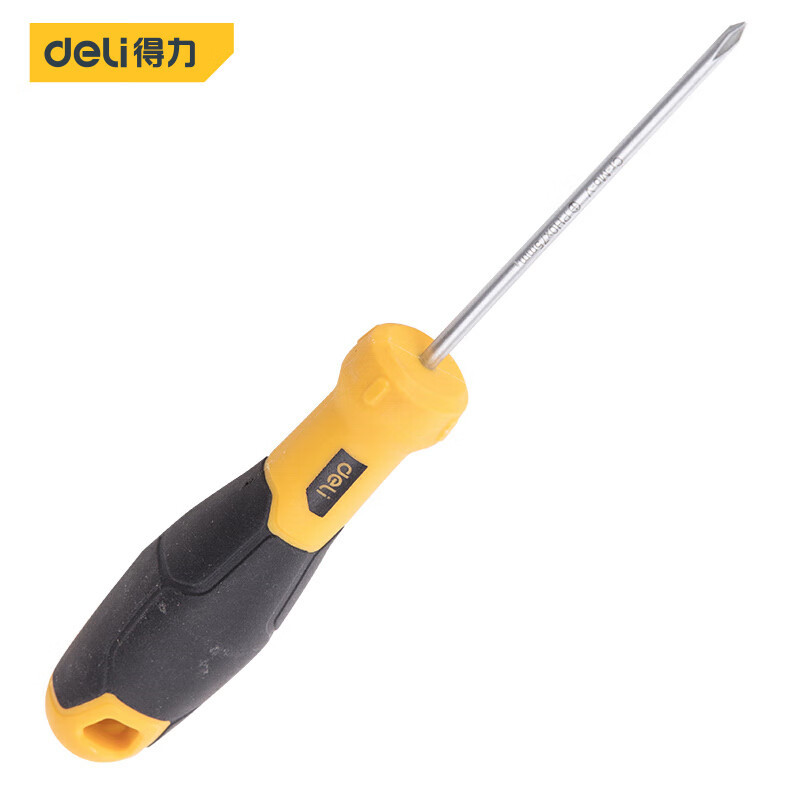 得力(deli)DL638250十字螺丝批 带磁性加长起子改锥螺丝刀PH3x250mm (2把装)1件
