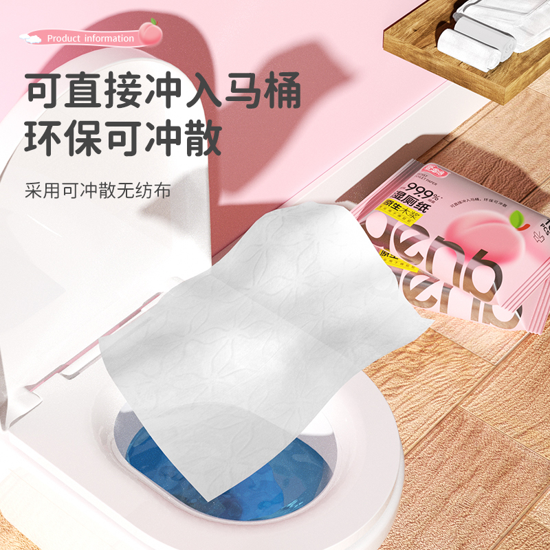爱恩倍 湿厕巾10片启封装*10包