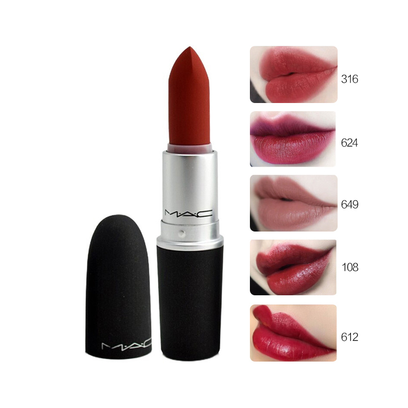 MAC魅可柔雾口红#316 DEVOTED TO CHILI柔雾小辣椒 3g 新版916高清大图