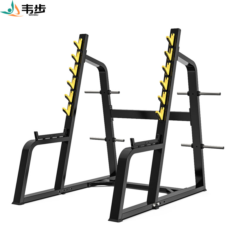 韦步EM1036商用杠铃举重深蹲架健身房卧推架综合力量训练器械高清大图