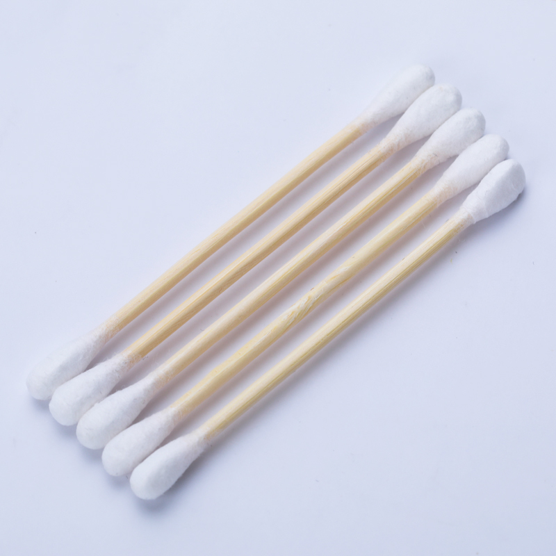 唐宗筷 4罐800支竹棒棉签 双圆头掏耳朵棉棒 化妆卸妆棉签 一次性多用途清洁棉球 C2951