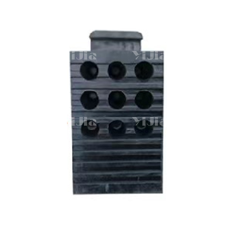 翌嘉YJ4121910 塑料止退器塑料止滑器停车斜坡垫三角木阻车器 300*160*190mm高清大图