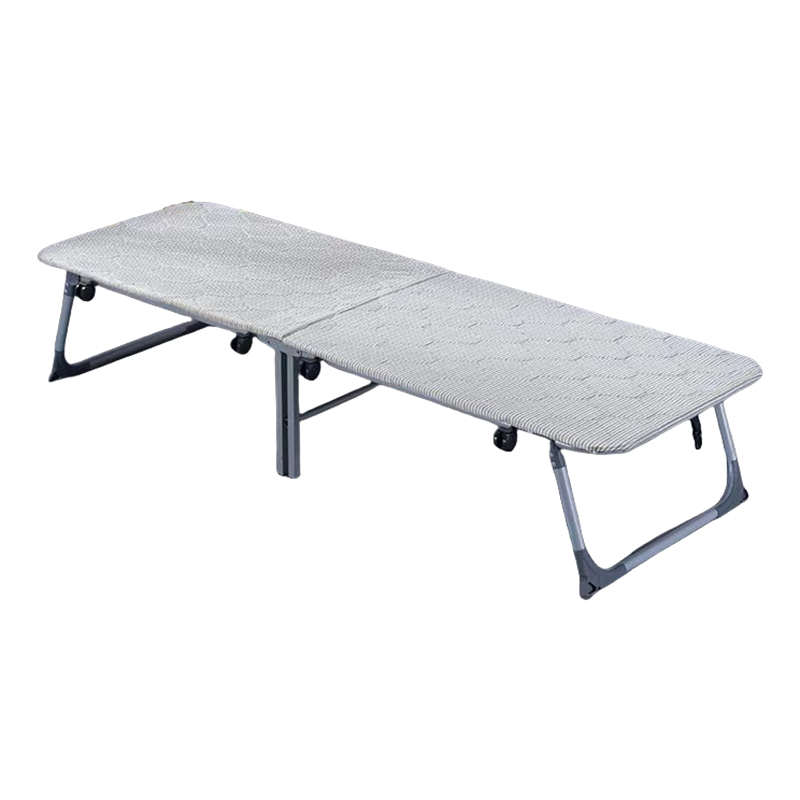 围达 板式折叠床 80宽白色条纹款 张高清大图