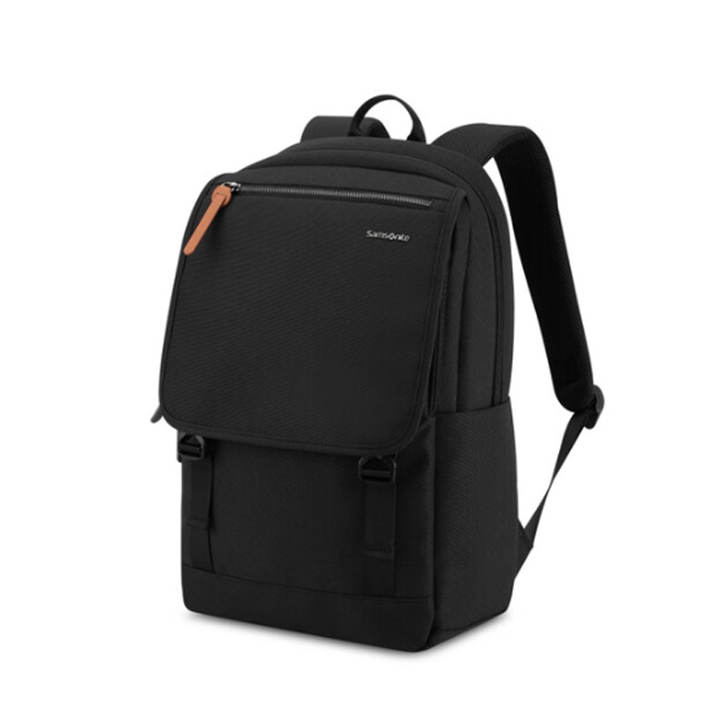 新秀丽时尚双肩包休闲文艺电脑包 灰色TR1*08110高清大图