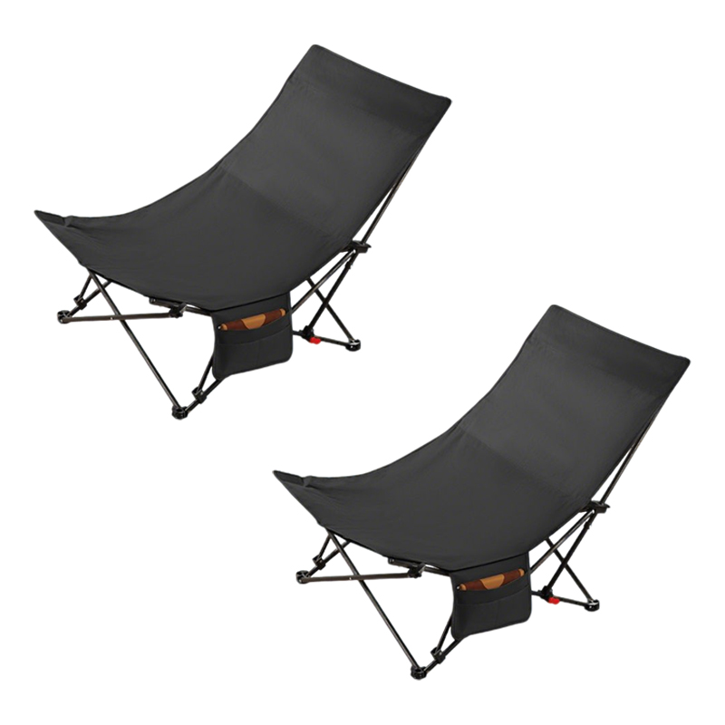 先围 折叠躺椅 黑69*69*85cm 把高清大图