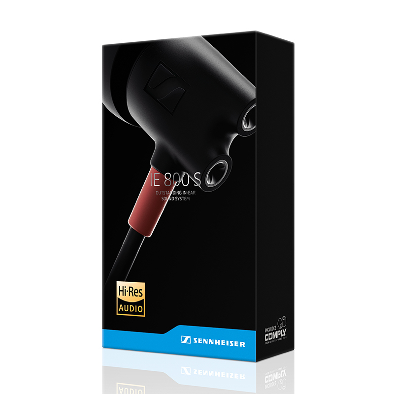 森海塞尔(SennheiserIE800S监听森海入耳式高保真旗舰级HIFI耳机 黑色
