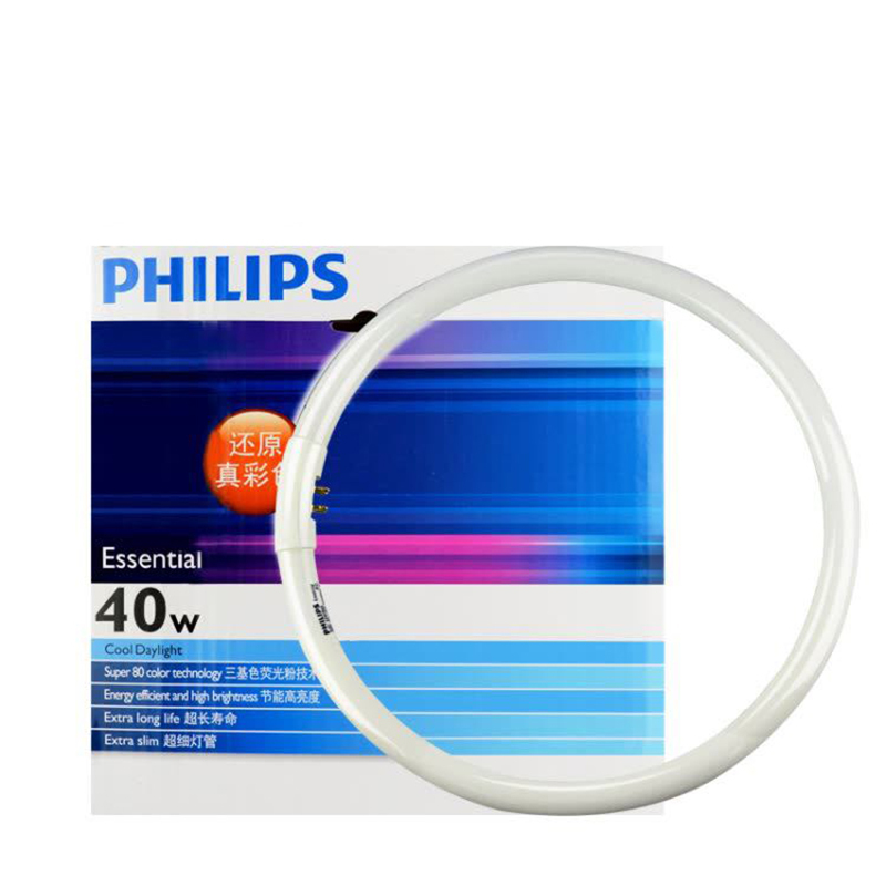 飞利浦(Philips) T5 环形荧光灯管 40W/865 6500K (单位：根)