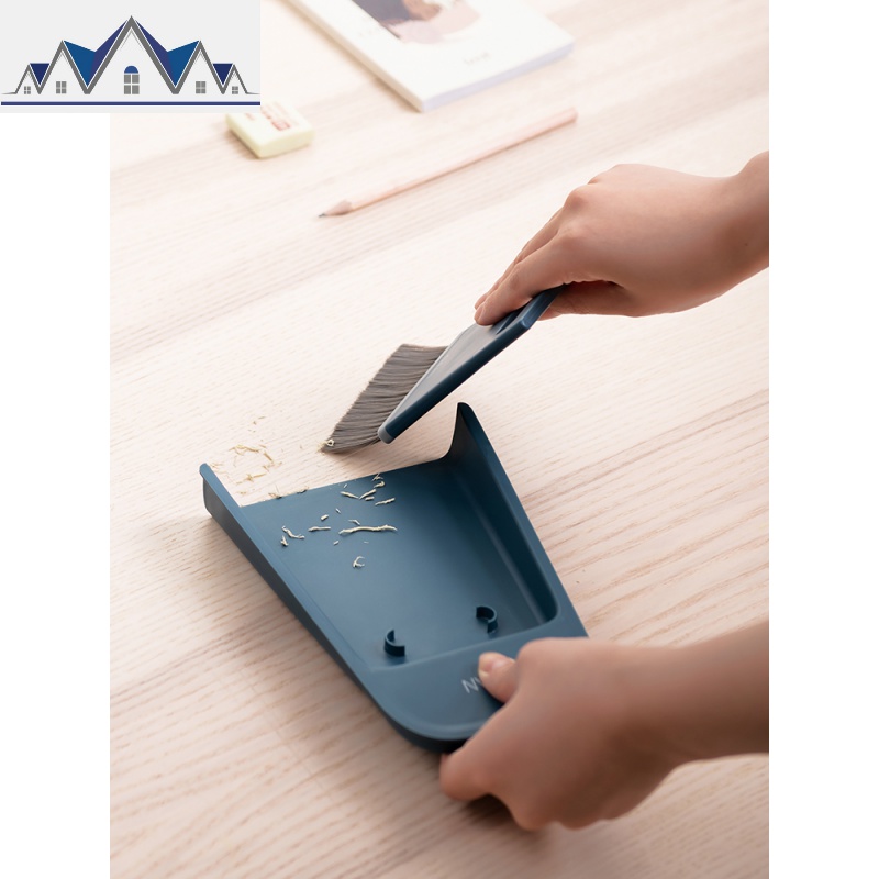 迷你桌面扫把簸箕套装家用笤帚扫床儿童小撮箕扫帚迷子组合垃圾铲 三维工匠高清大图