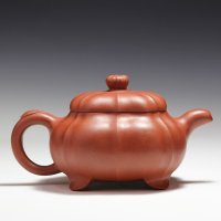 [子冶]500cc 天香壶 原矿红泥 宜兴紫砂壶纯手工 茶具 正品