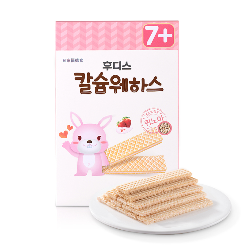 日东福德食高钙维夫饼干36g 宝宝零食饼干 儿童零食 满三件送三件（赠品随机）