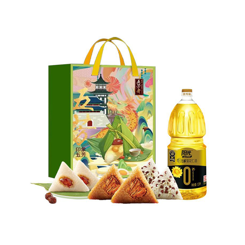 金龙鱼/五芳斋-粽子食用油甄选御品组合1.5L+1120g