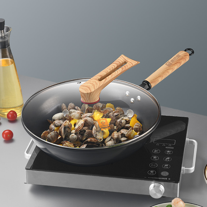 康巴赫 匠心无涂层铁锅 KGZ-C32T32cm高清大图