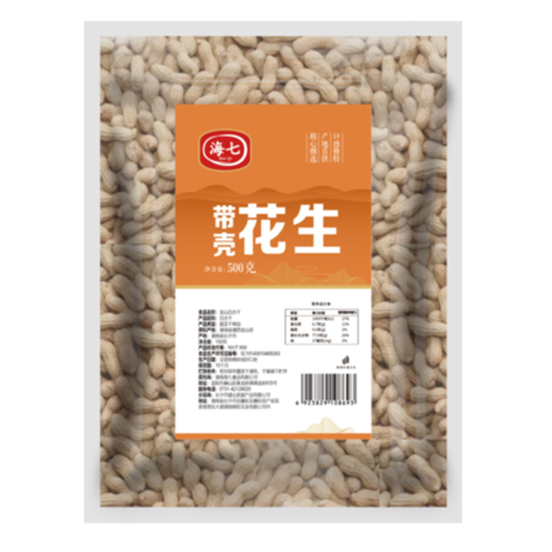 海七 干果礼包(瓜子花生等可定制) 800g/袋高清大图