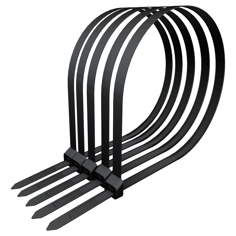 华燏 HY-ZD076B 尼龙 7.6*500mm*50支 50支/包 自锁式扎带 (计价单位:包) 黑高清大图