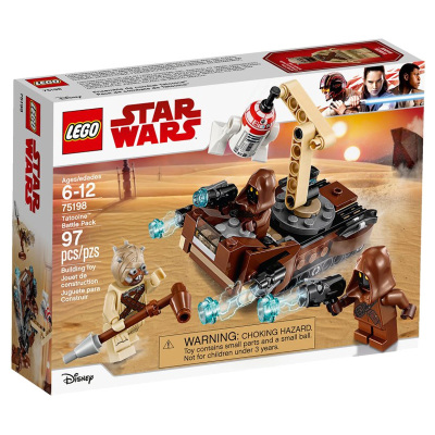 乐高(LEGO)星球大戰 75198塔圖因的战斗 97块 6-12岁 积木玩具塑料 50-100块