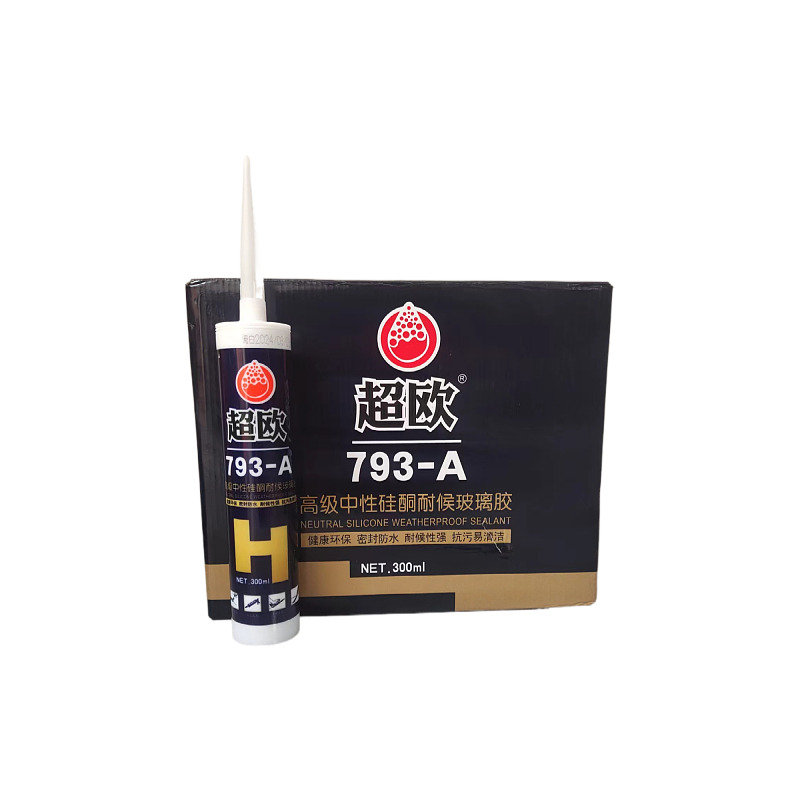 超欧 玻璃胶 中性玻璃胶 密封防水 粘接固定 24支/箱