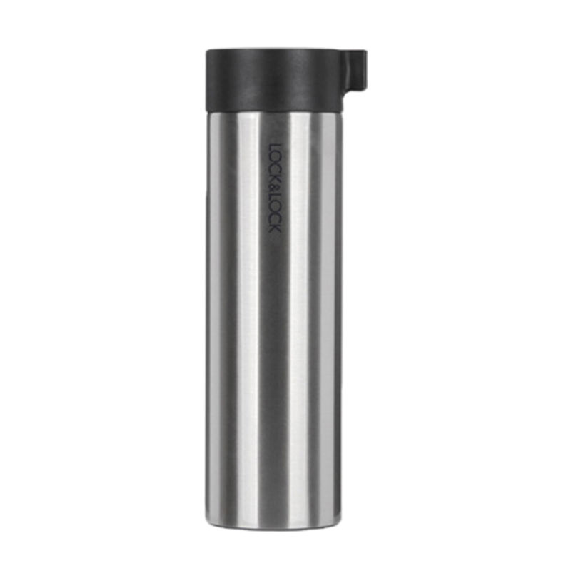 乐扣乐扣(LOCK&LOCK)保温杯男女士便携水杯茶杯子带茶隔 LHC4121 银色 400ML
