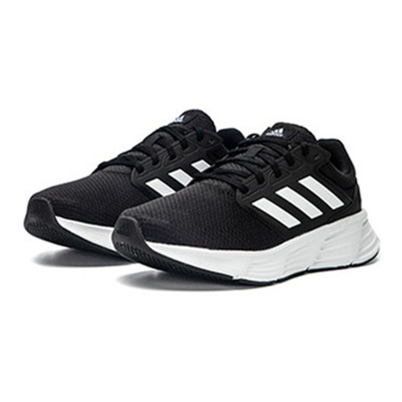 Adidas阿迪达斯男鞋2023春季新款缓震透气运动鞋黑色跑步鞋GW3848