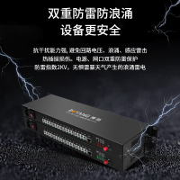 博扬 数字电话光端机16路电话+1路千兆网络 16路对讲语音+1路千兆以太网光纤传输 FC口 BY-16P1GE