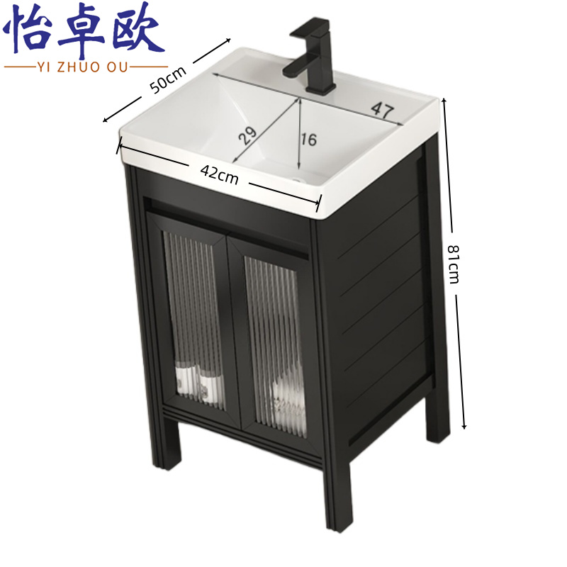 怡卓欧 洗手池40*62cm高清大图