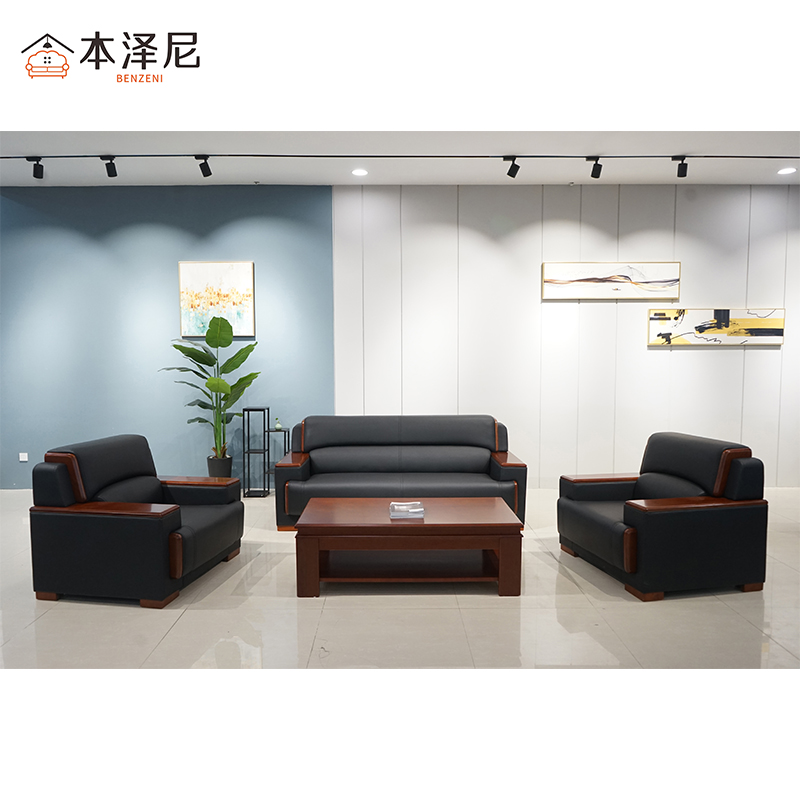 本泽尼 办公沙发 HTAM-SF908 1100*900*890mm 张高清大图