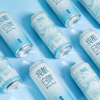 雪花啤酒纯酿白啤500ml*18听整箱装