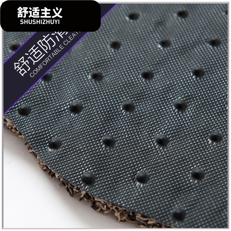 主驾驶副驾驶丝圈汽车脚垫防水防滑耐脏易洗速干可裁剪地垫 地毯