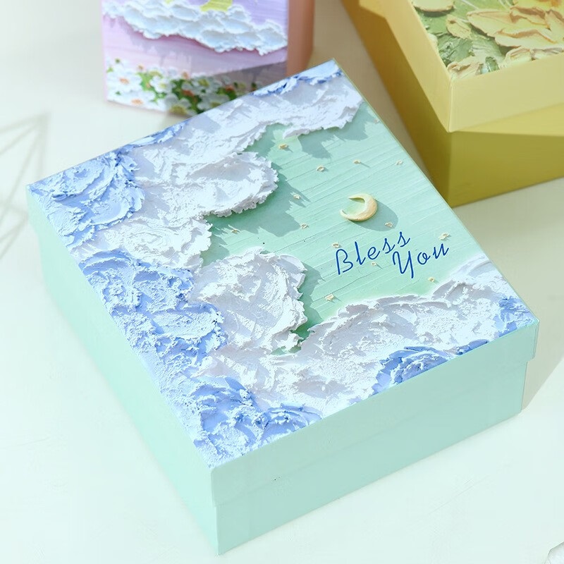 乐卡利收纳盒包装盒袋子蓝色高清大图