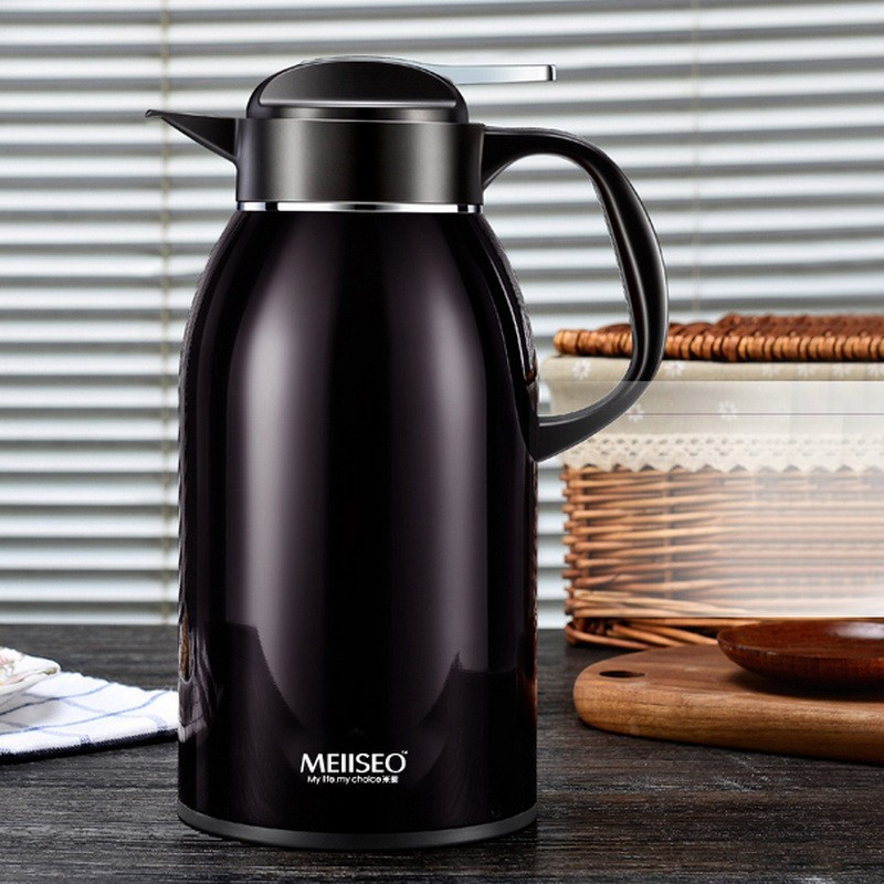 米索(MEIISEO)MS2200 s系列保温壶 2200ml保温壶暖瓶 香槟金 单个装