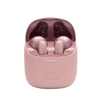 JBL TUNE220TWS 真无线蓝牙耳机 手机无线音乐耳机 双耳立体声 半入耳通话 T220TWS 清灰粉