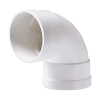 联塑(LESSO) 50管弯头 90°直角弯头PVC-U排水配件 白色 dn50 10个/组（单位：组）