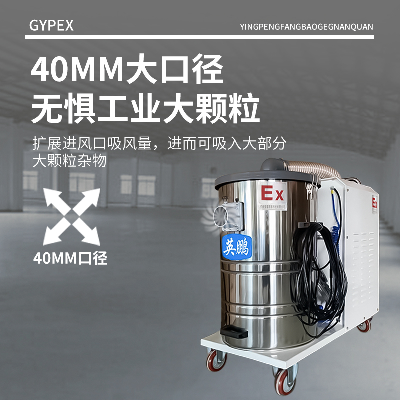 英鹏(GYPEX)防爆吸尘器工业EXP1-25YP-30/80DL工厂车间医疗除尘器反吹气体防静电3.0kw
