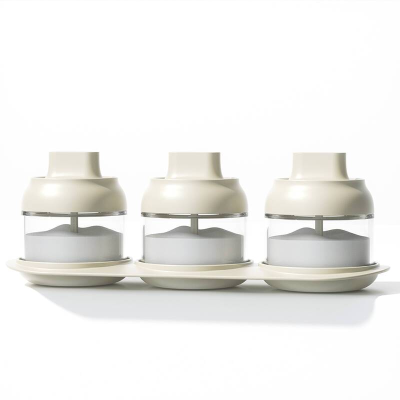 全格玻璃调料盒CF201-4S(280mL*3)